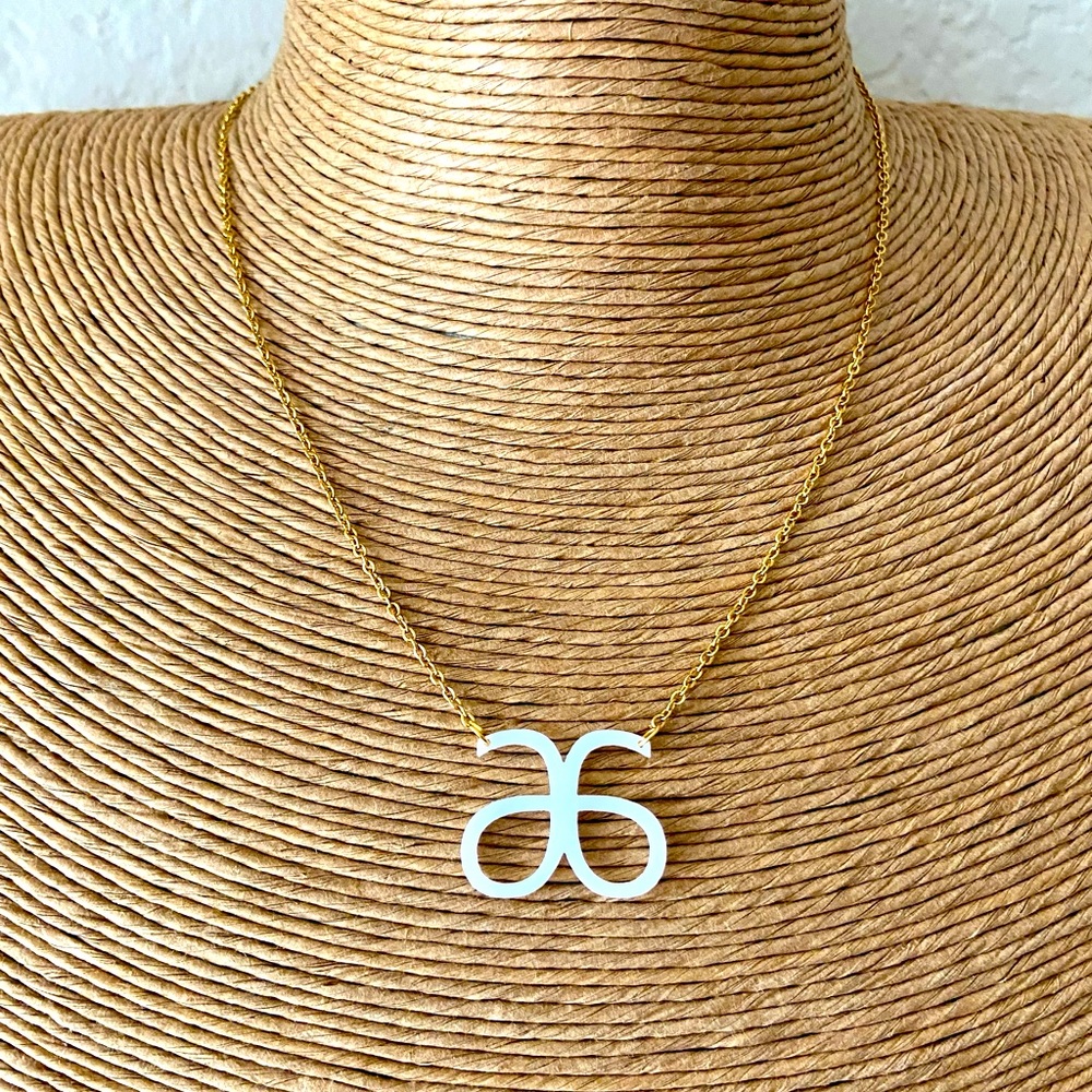 COPY - Arbonne white necklace.